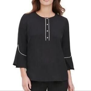 Calvin Klein Bell Sleeve Blouse NWT